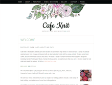 Tablet Screenshot of cafeknit.com